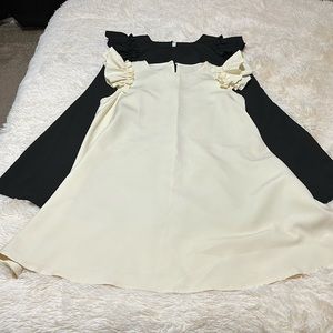 Ruffle Sleeve Dress - CREAM